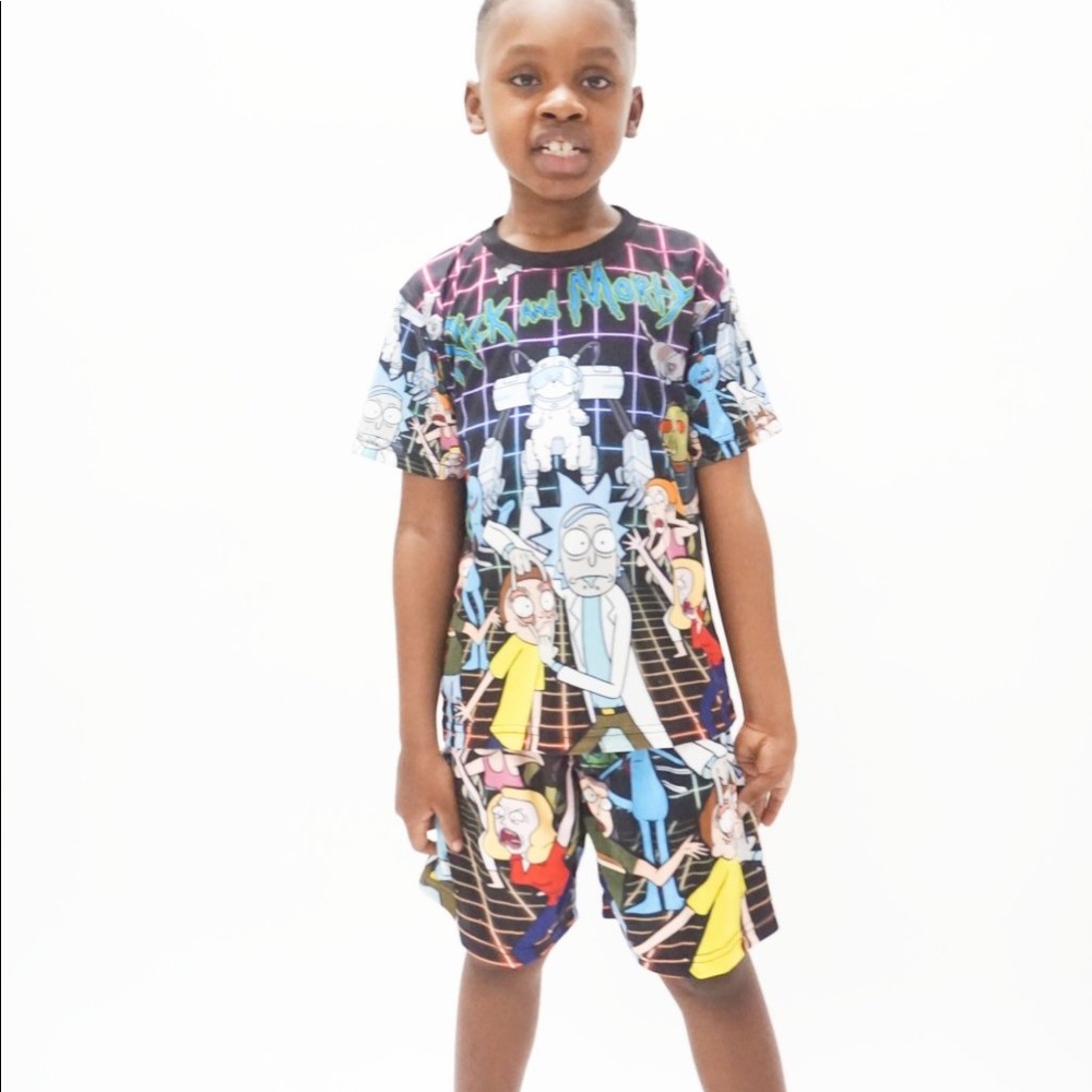 Rick and Morty Shorts Set